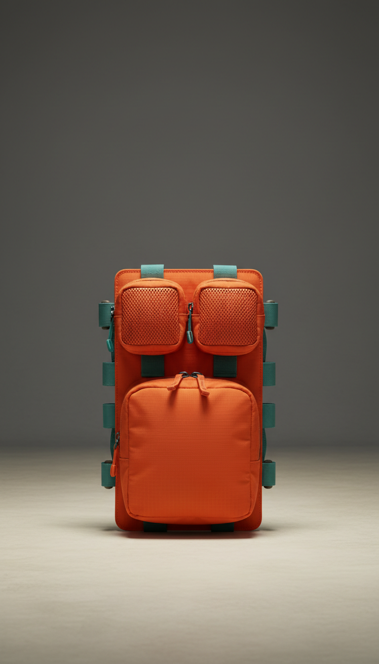 Multi-Use Travel Accessory Kit in Summit Orange